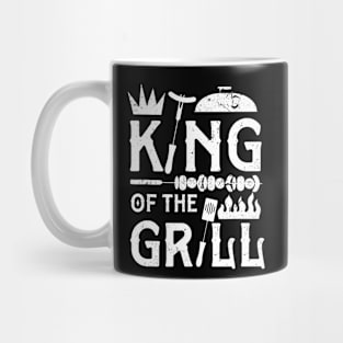 BBQ Smoker Dad King Of He Grill Mug